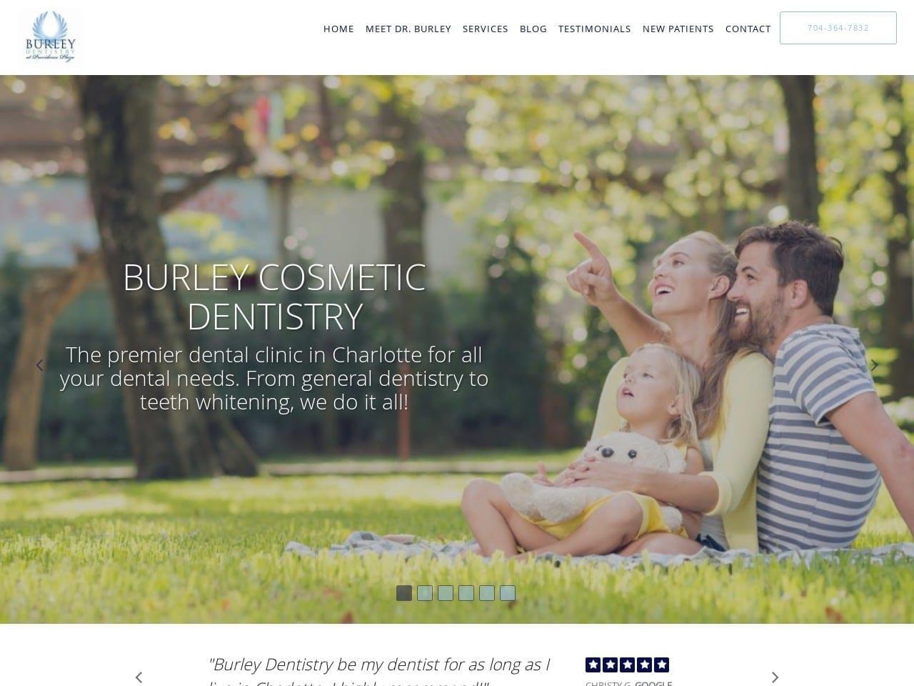 Burley Cosmetic Dentistry screenshot