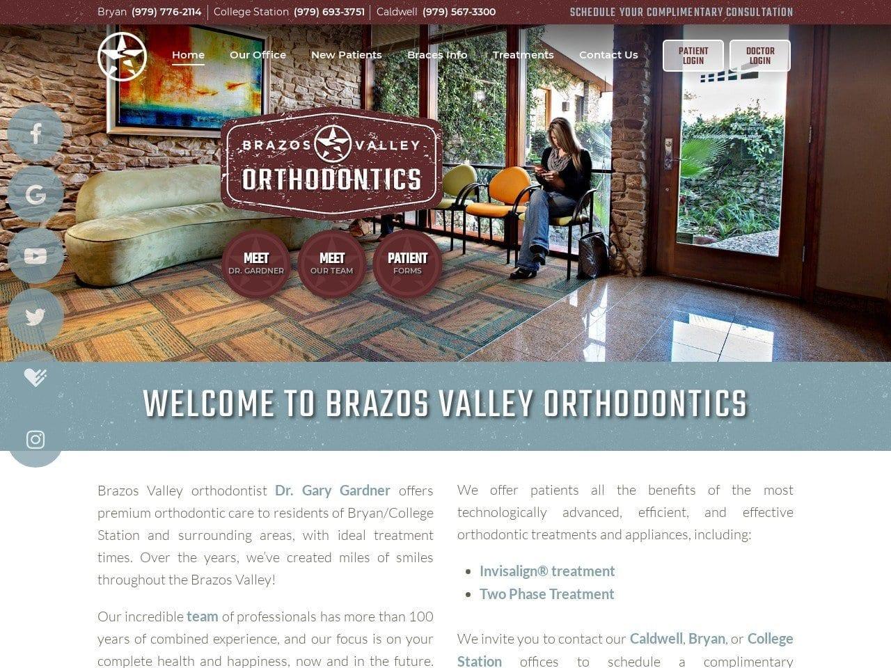 Brazos Valley Orthodontics screenshot