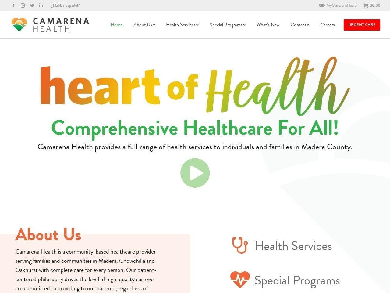 Darin M Camarena Health Center screenshot