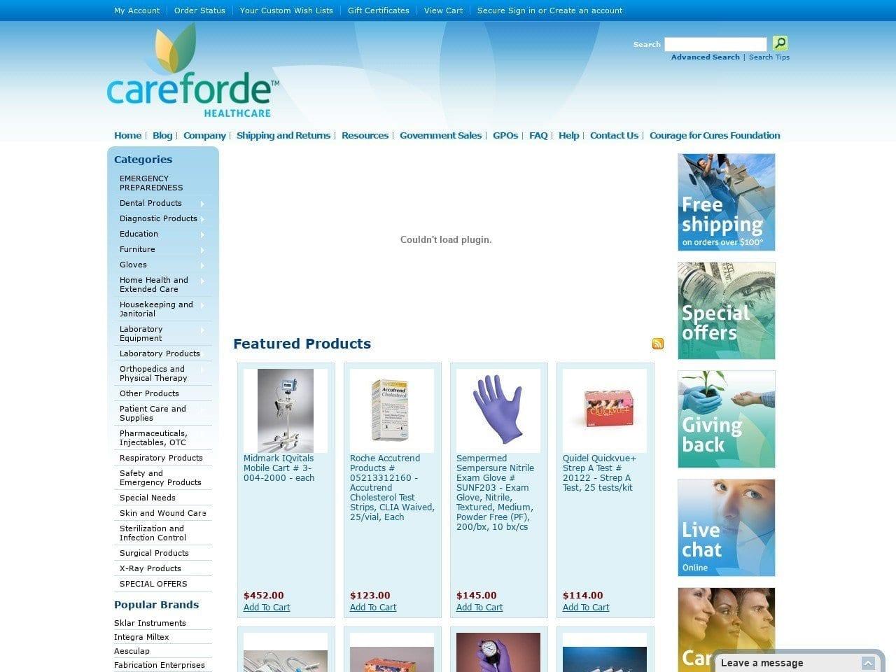 Careforde Inc. screenshot