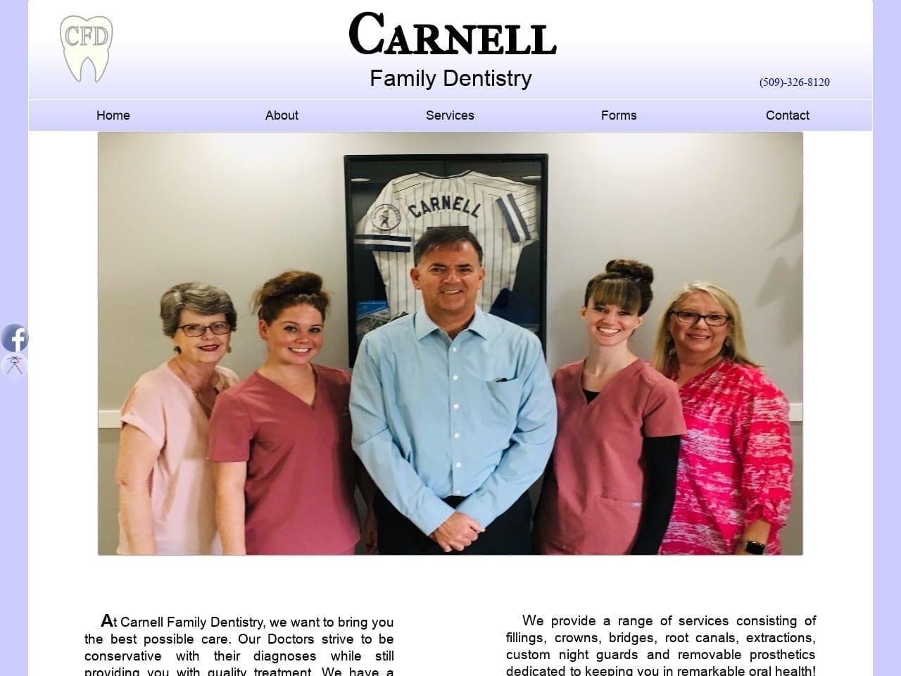 Carnell Family Dentistry Carnell James A DDS screenshot