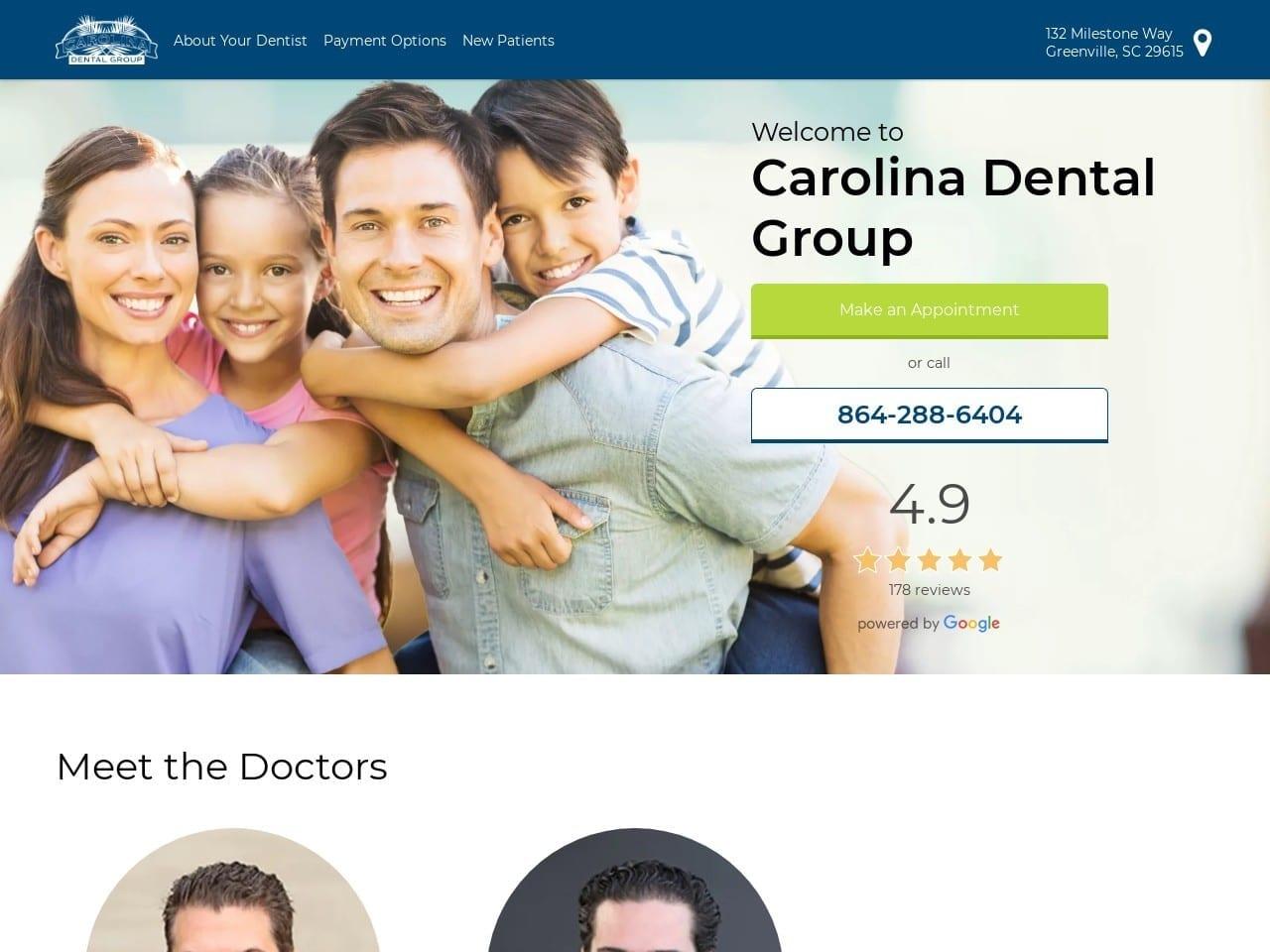 Carolina Dental Group PA screenshot