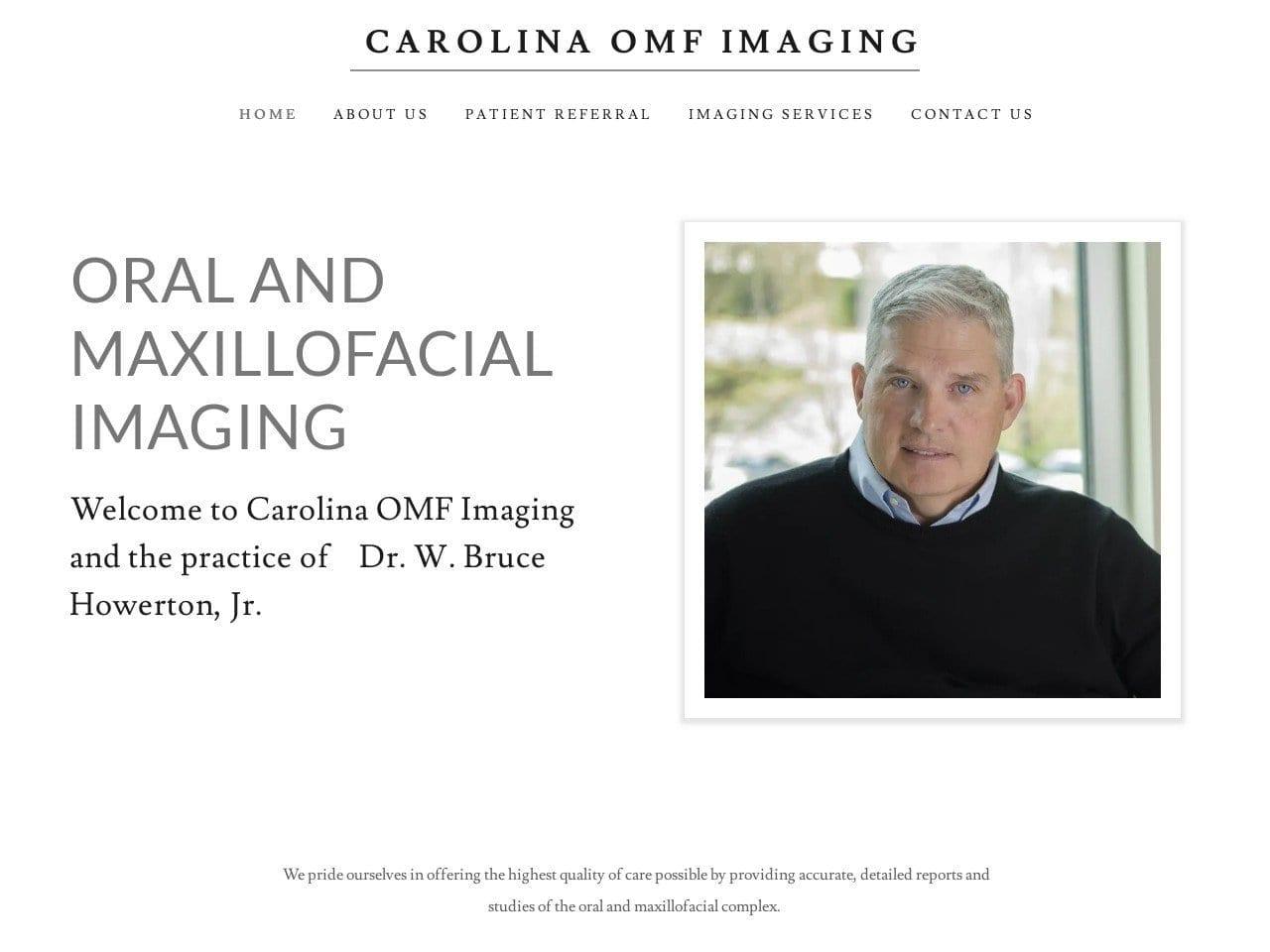 Carolina Omf Imaging Howerton Jr W Bruce DDS screenshot