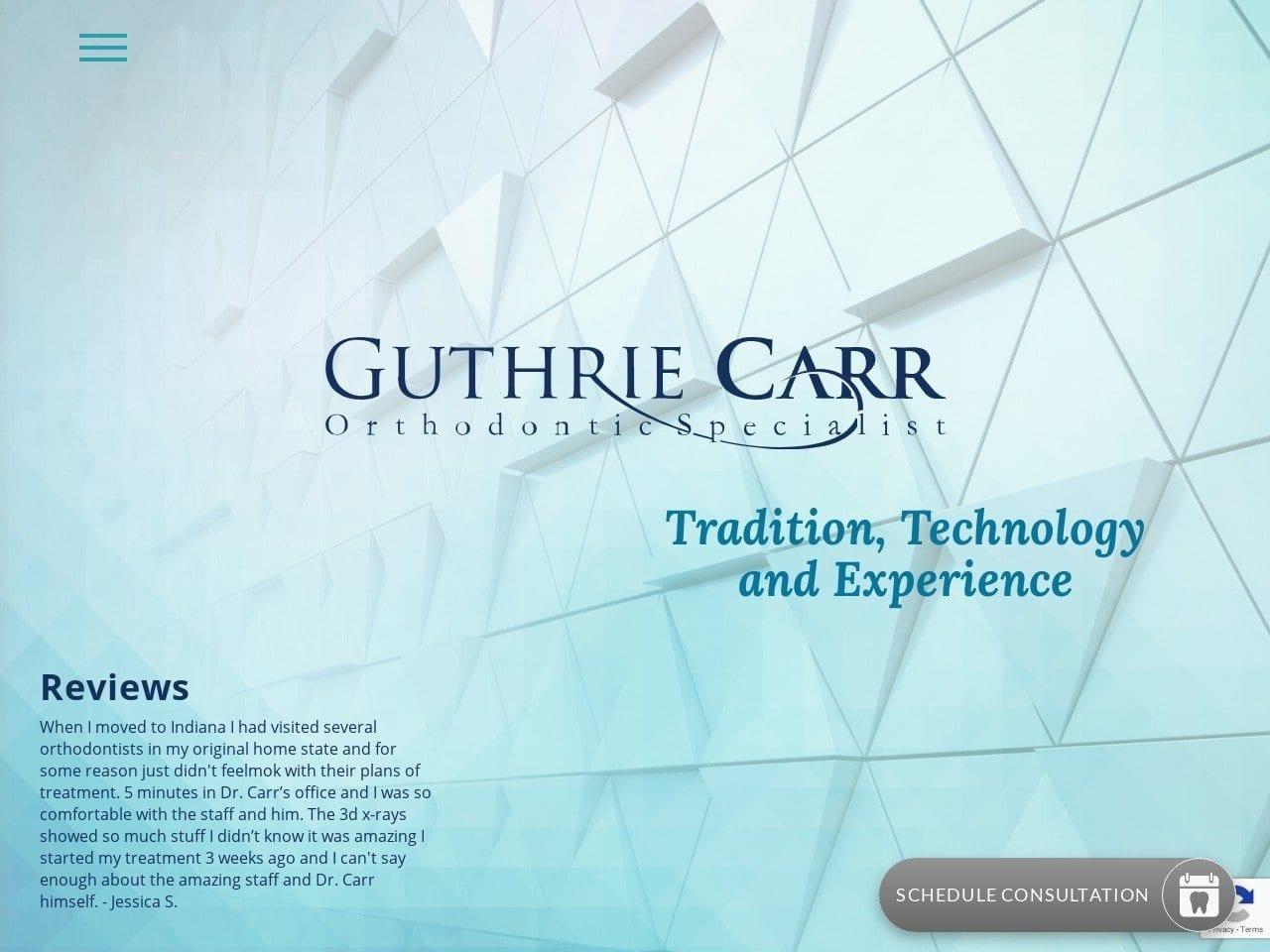 Dr. Guthrie P. Carr Orthodontic Specialist