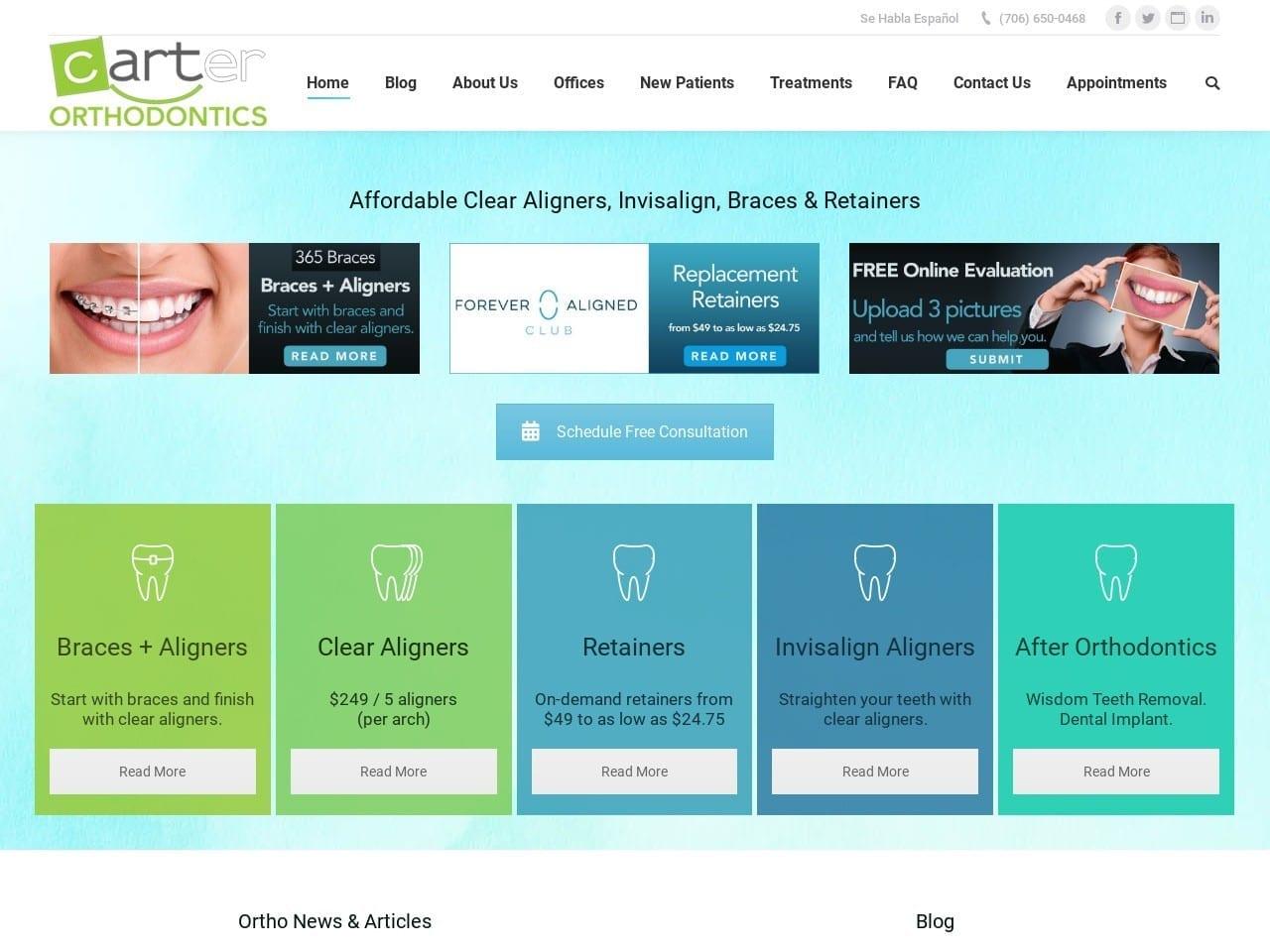 Carter Orthodontics Carter David B DDS