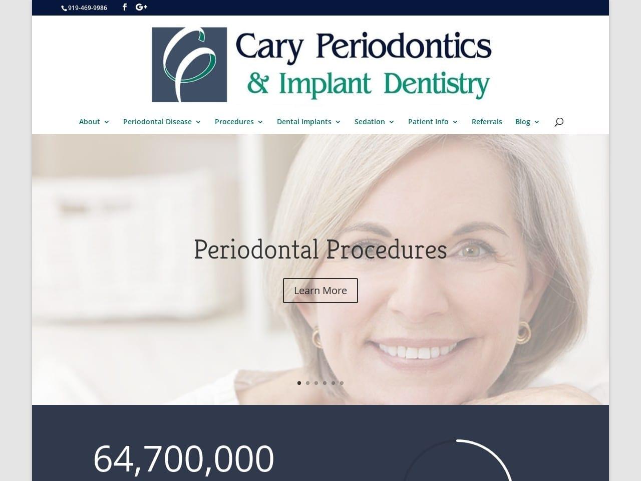 Cary Periodontics screenshot