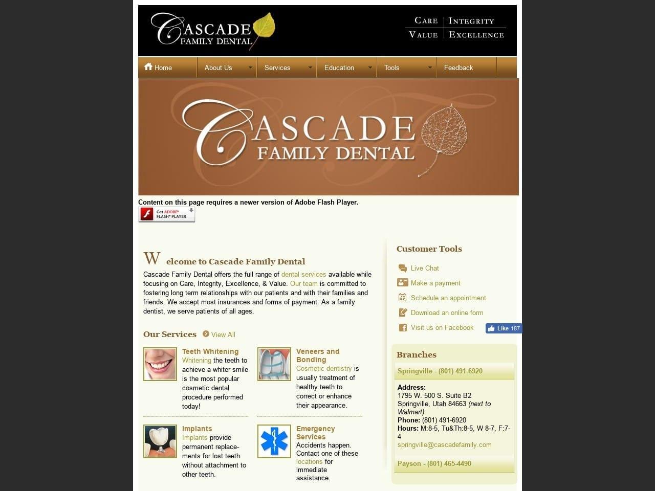 Aspen Family Dental screenshot