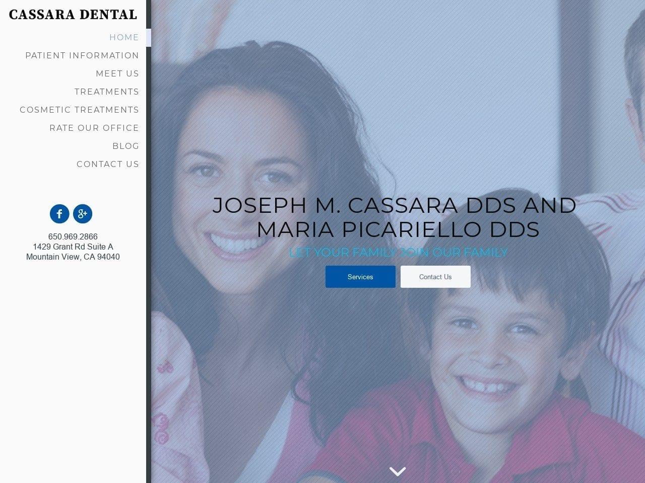 Joseph M Cassara DDS screenshot