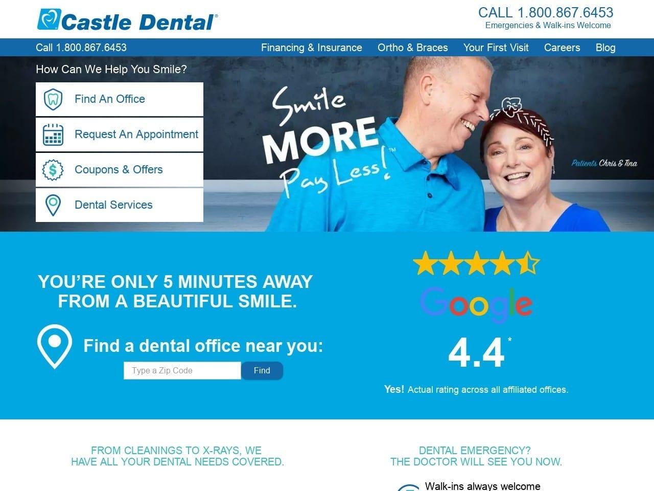 Castle Dental Center Reid Cecelia H DDS screenshot