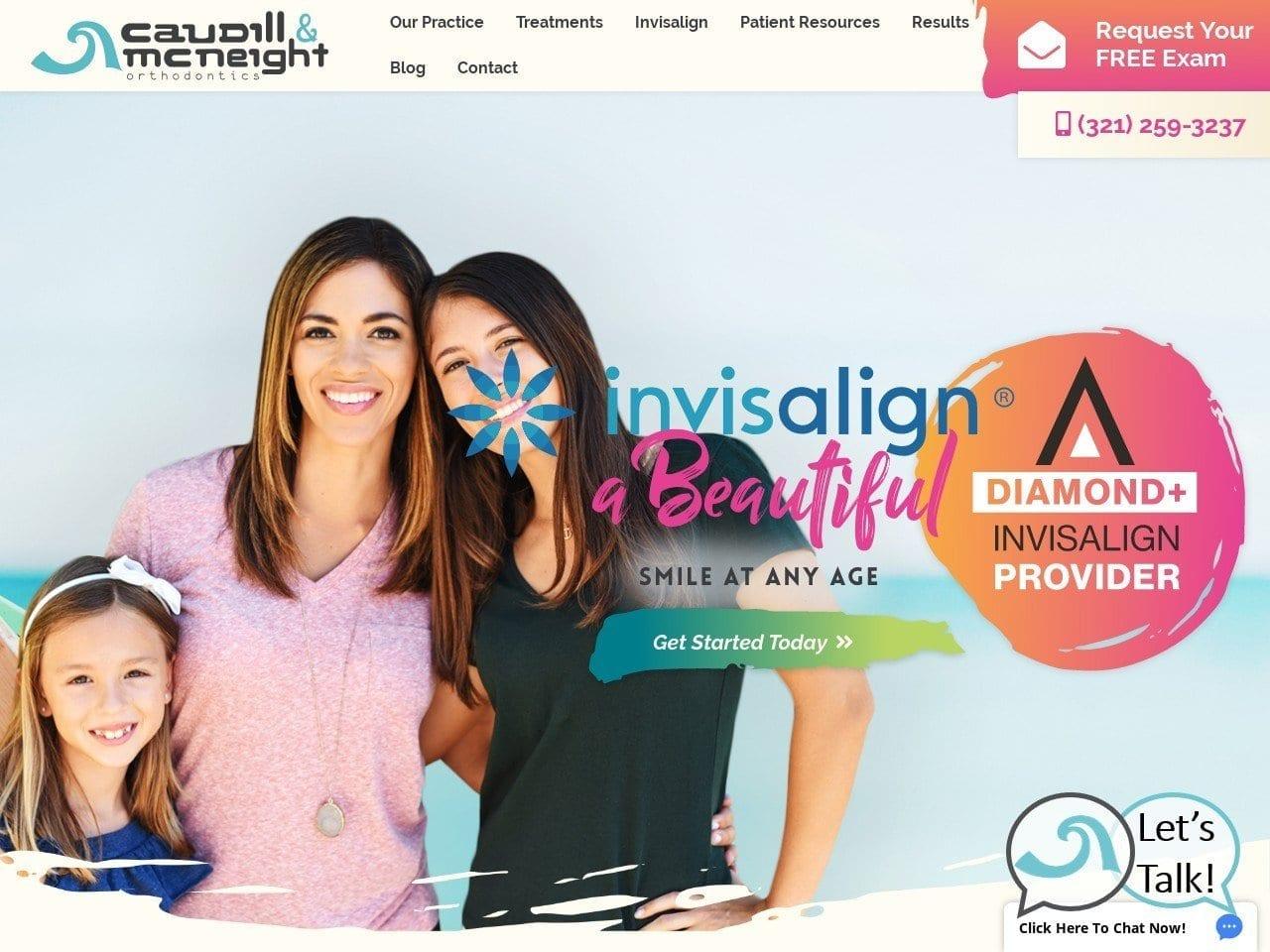 Caudill Orthodontics screenshot