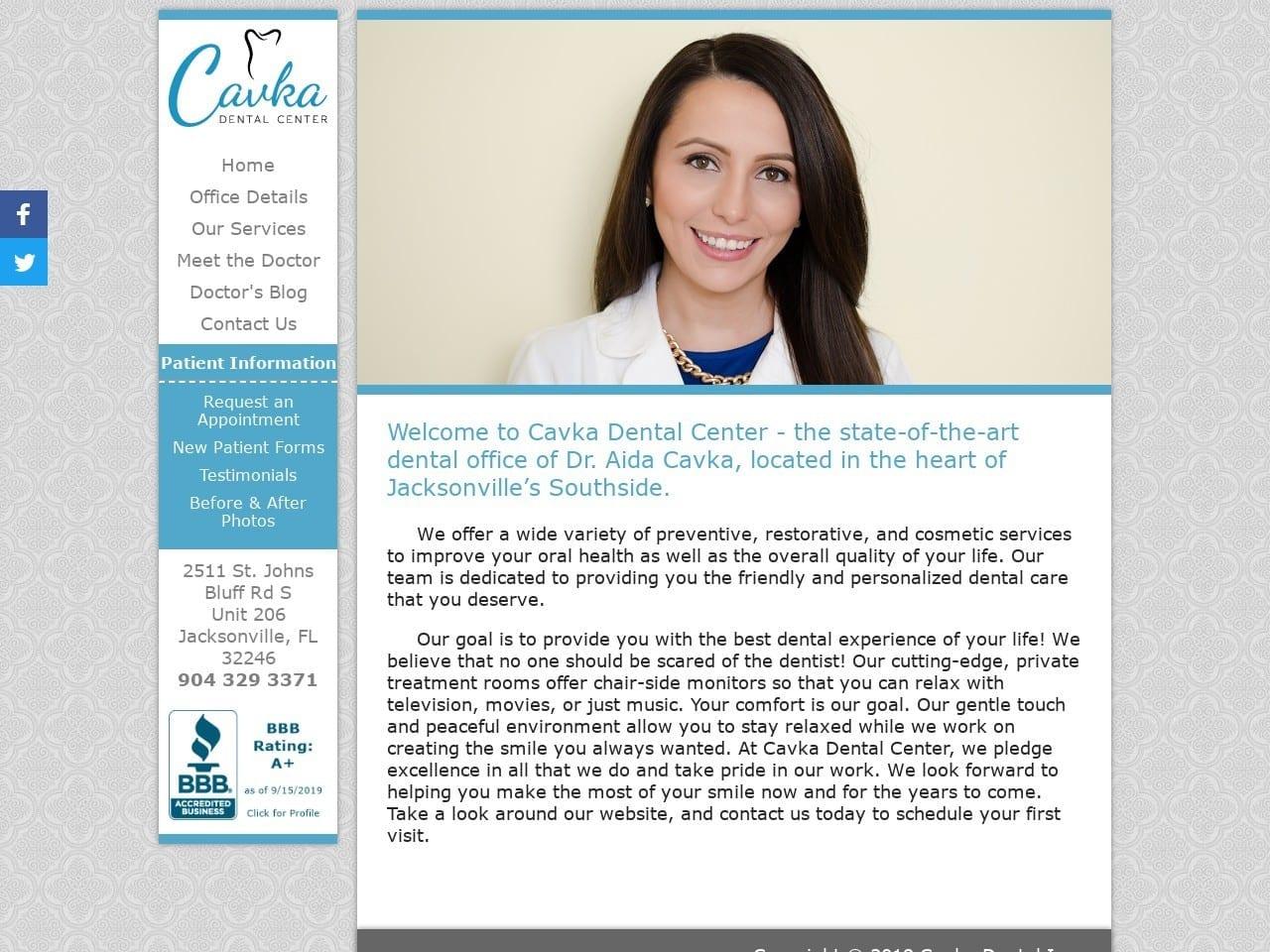 Cavka Dental Center screenshot