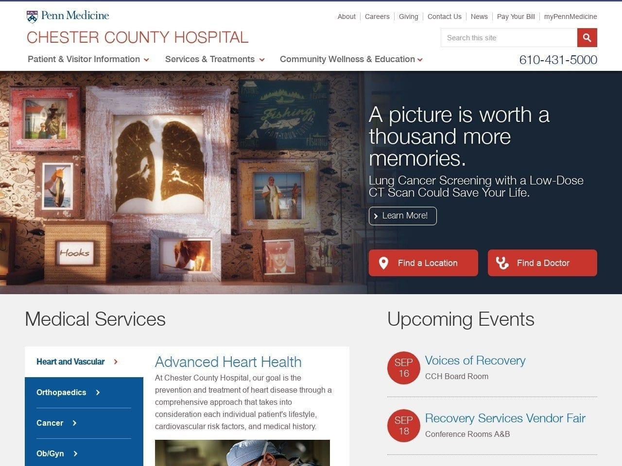 Chester County Endodontics screenshot