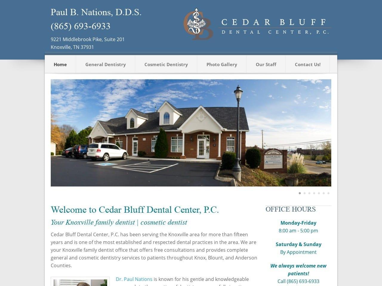 Dr. Paul B. Nations DDS screenshot