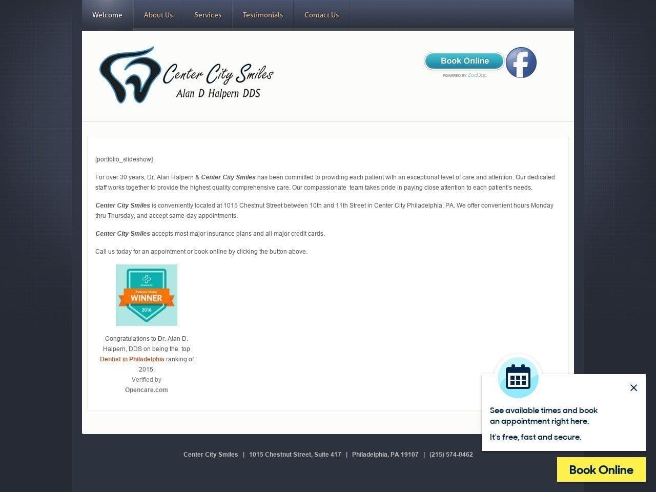 Alan D Halpern DDS screenshot