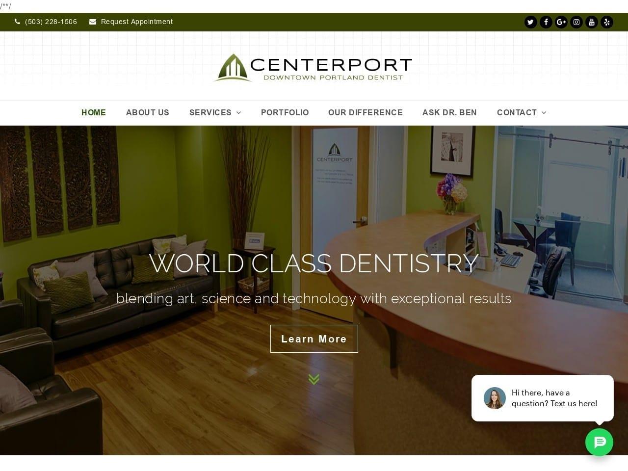 Centerport Family & Implant Dentistry screenshot