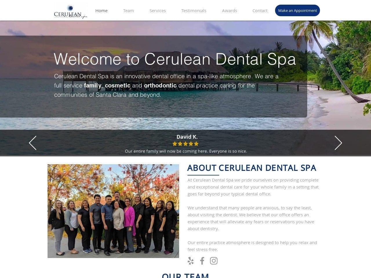 Cerulean Dental Spa screenshot