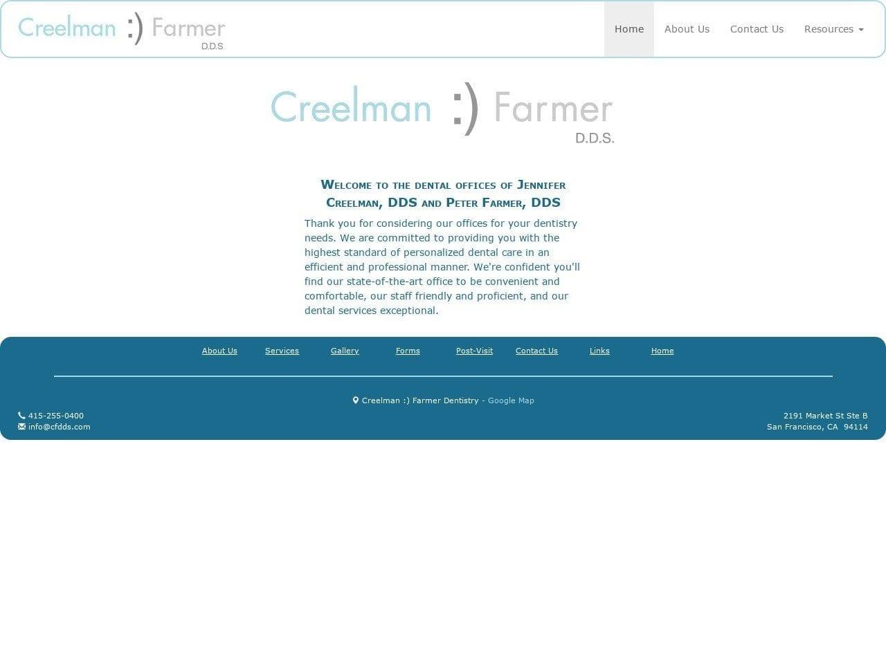 Creelman-Farmer DDS screenshot
