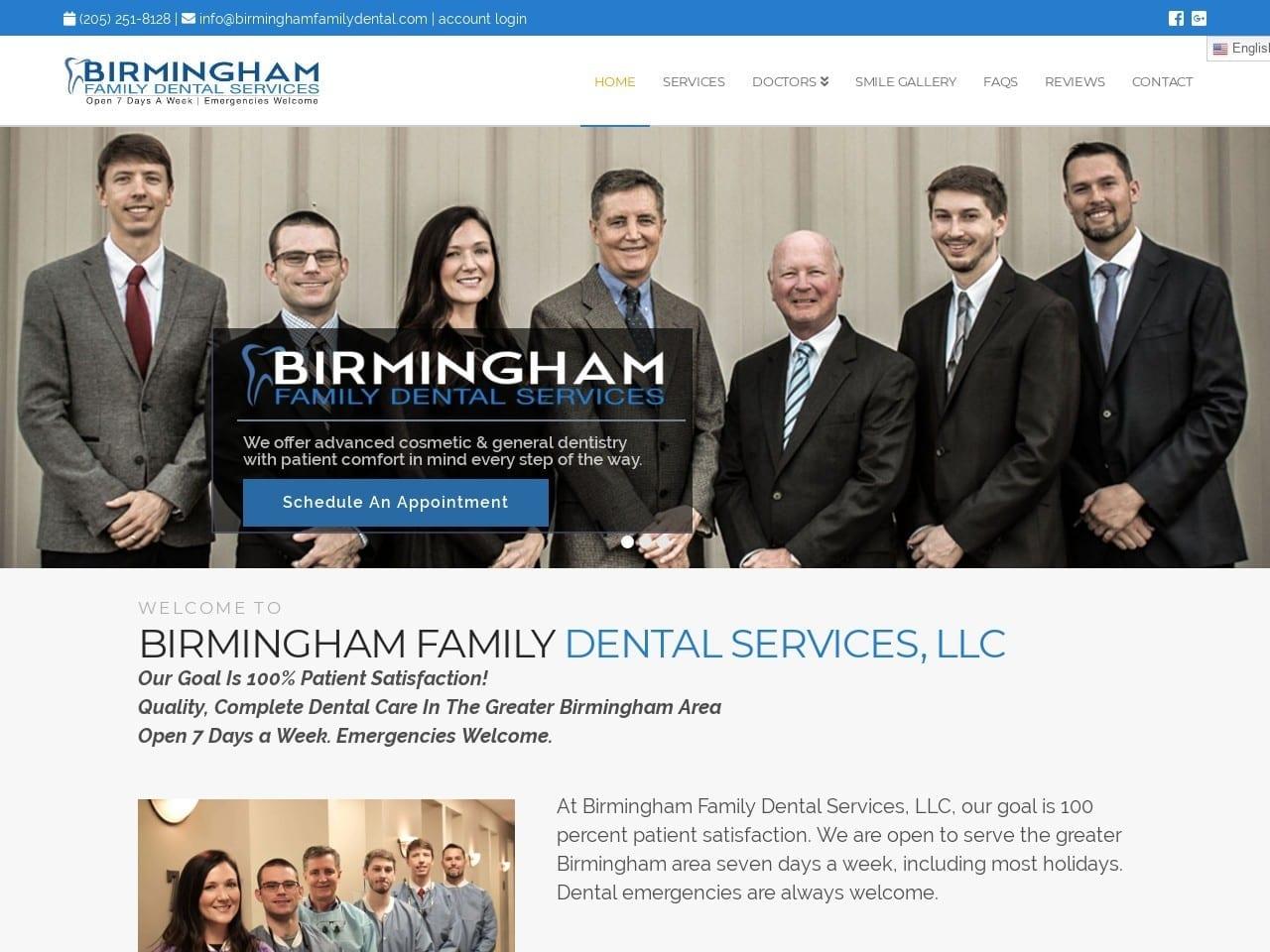 Taylor Dental screenshot