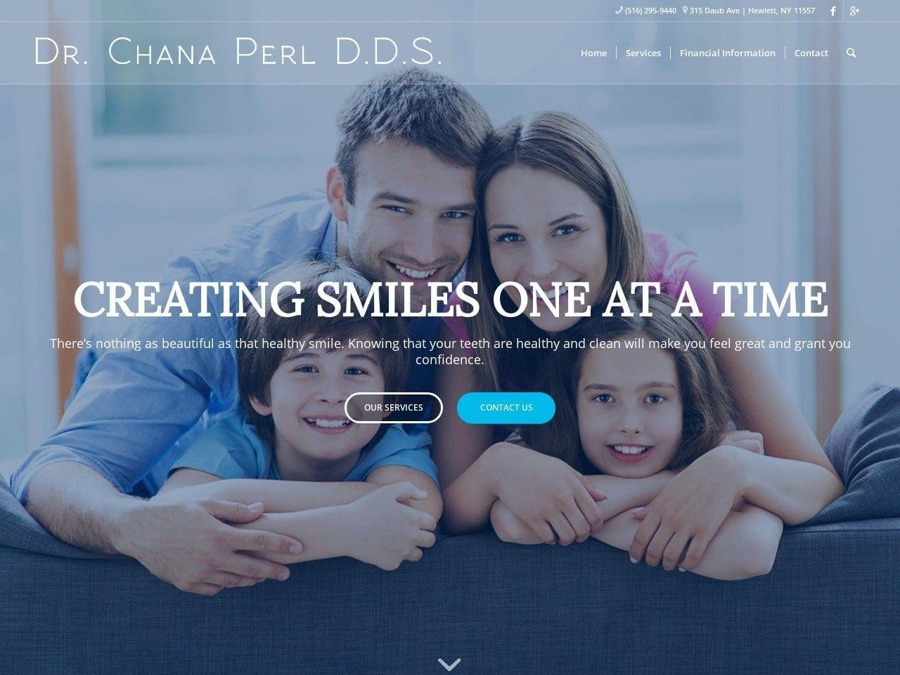 Dr. Chana Perl DDS screenshot