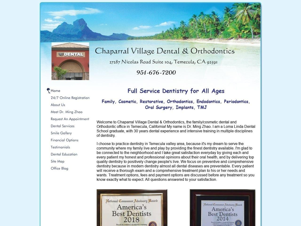Chaparral Village Dental screenshot