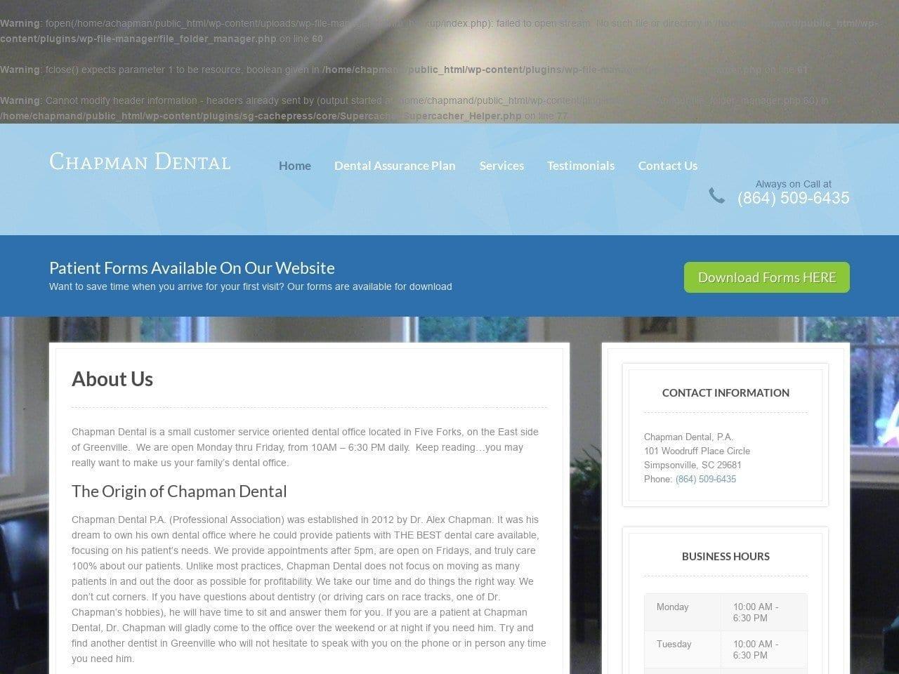 Chapman Dental P.A.