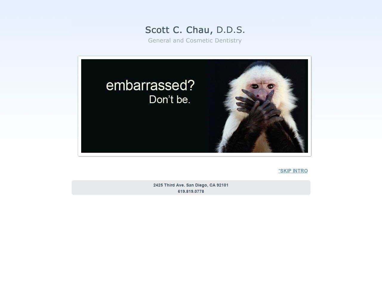 Scott C. Chau DDS screenshot