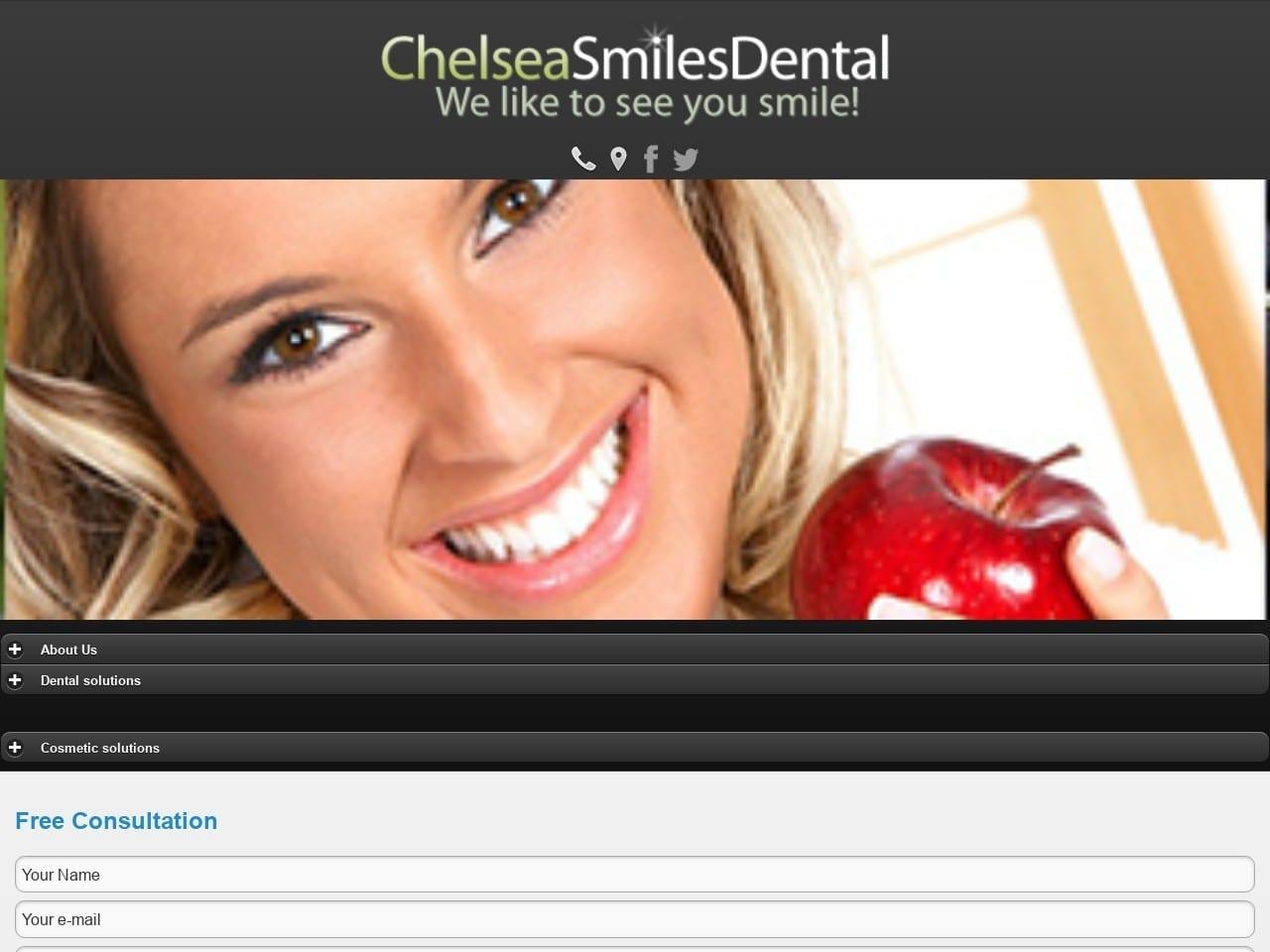 Chelsea Smiles Dental screenshot