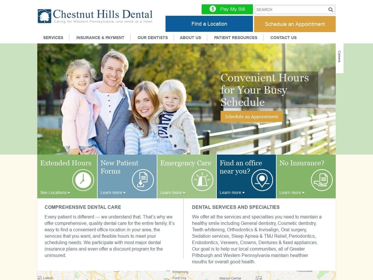 Chestnut Hills Dental screenshot