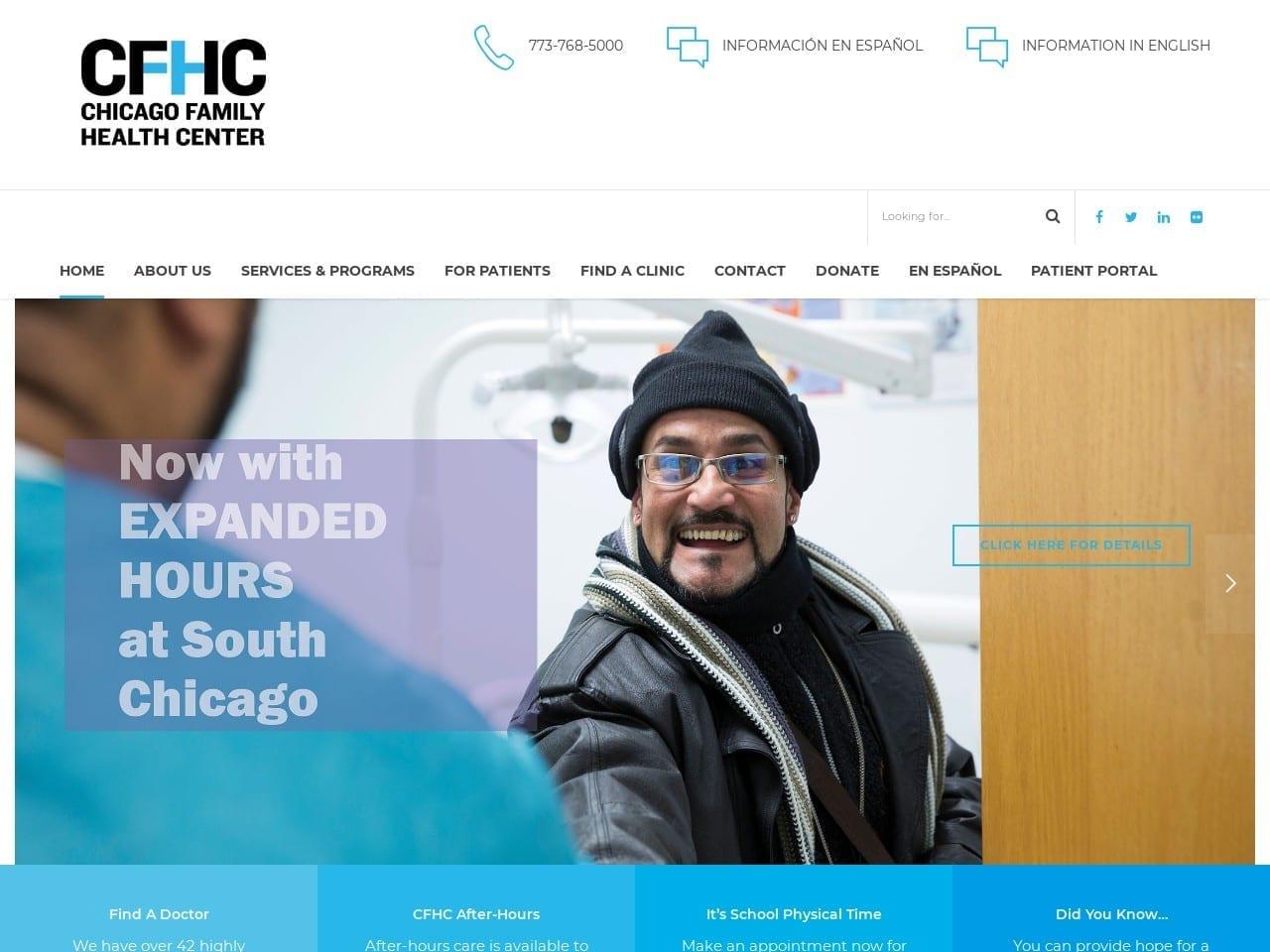 Chicago Family Health Center Jaime Christina DDS screenshot