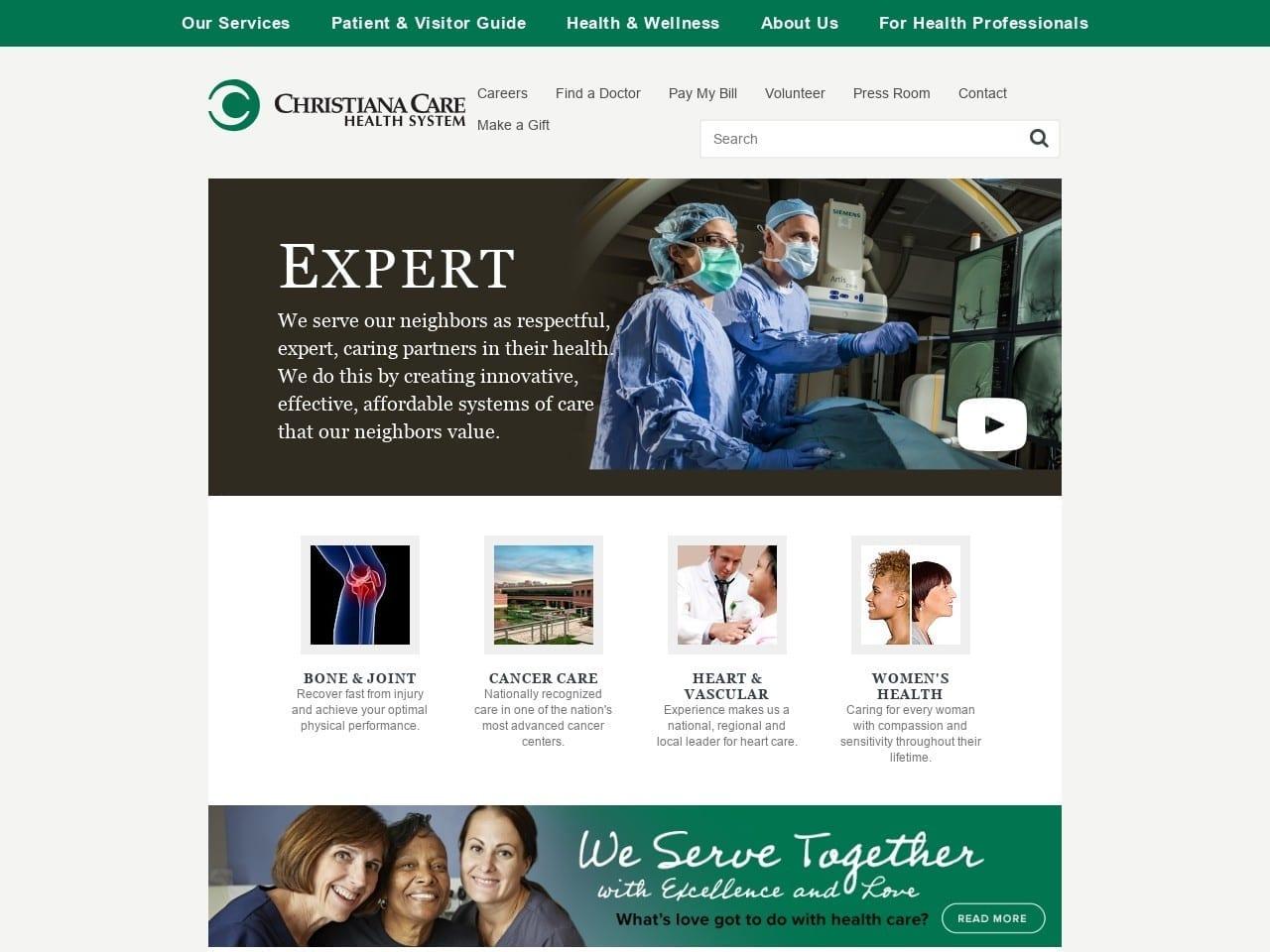 Christiana Hospital Horne Robert DDS screenshot