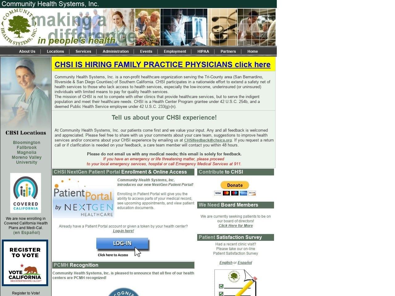 Fallbrook Family Health Center screenshot