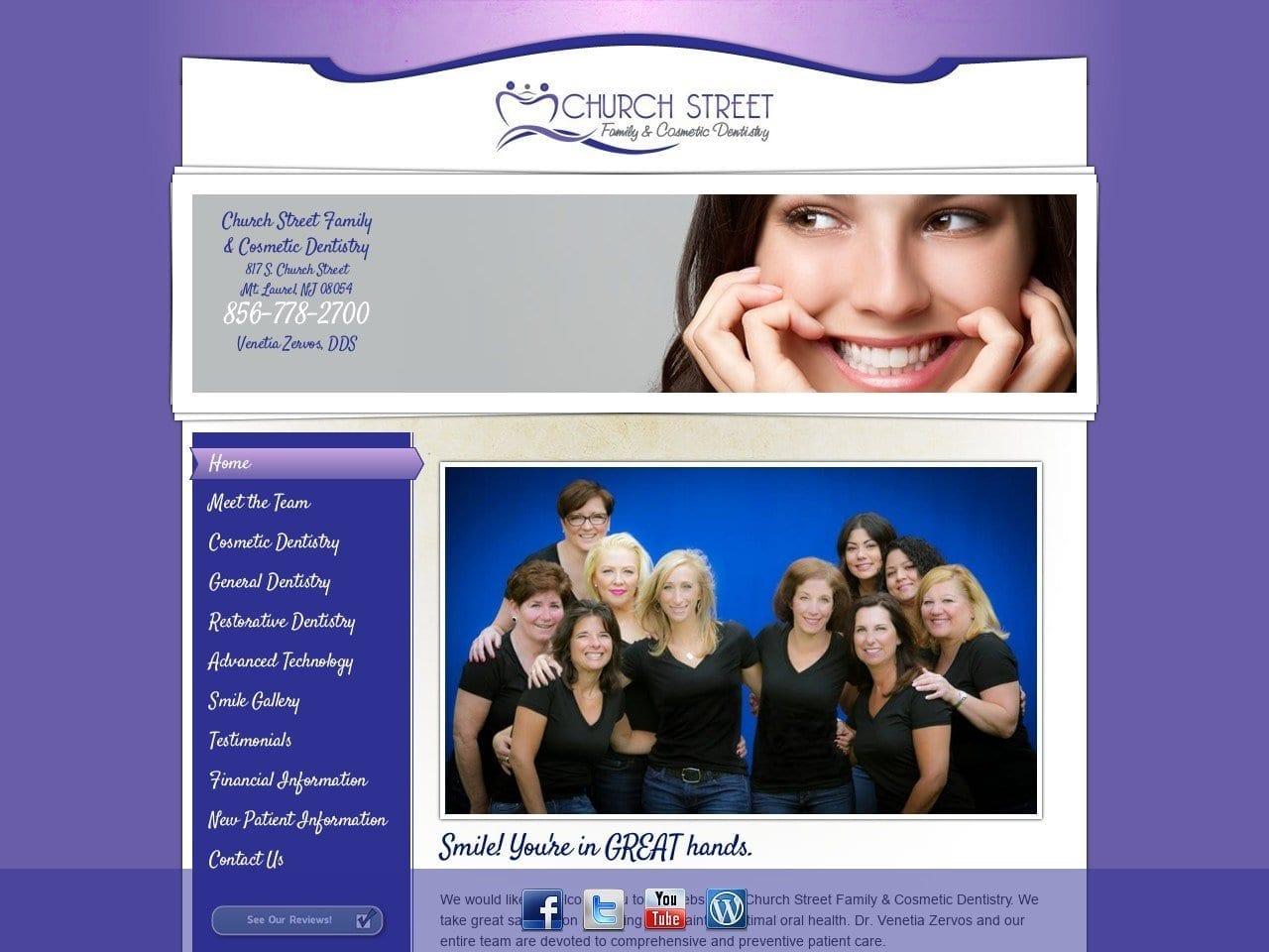 Church Street Family & Cosmetic Dentist screenshot