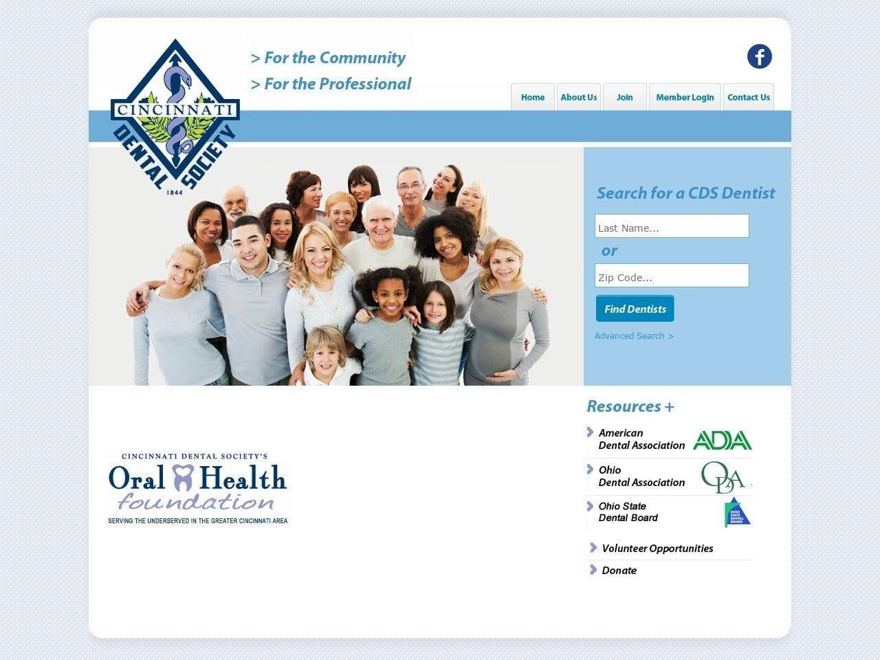 Cincinnati Dental Society screenshot