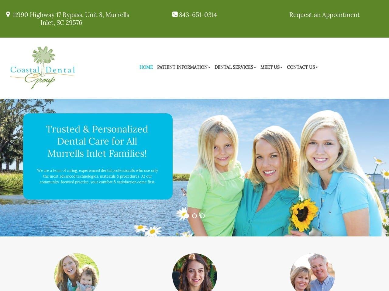 Coastal Dental Group Tiller Bradley DMD screenshot