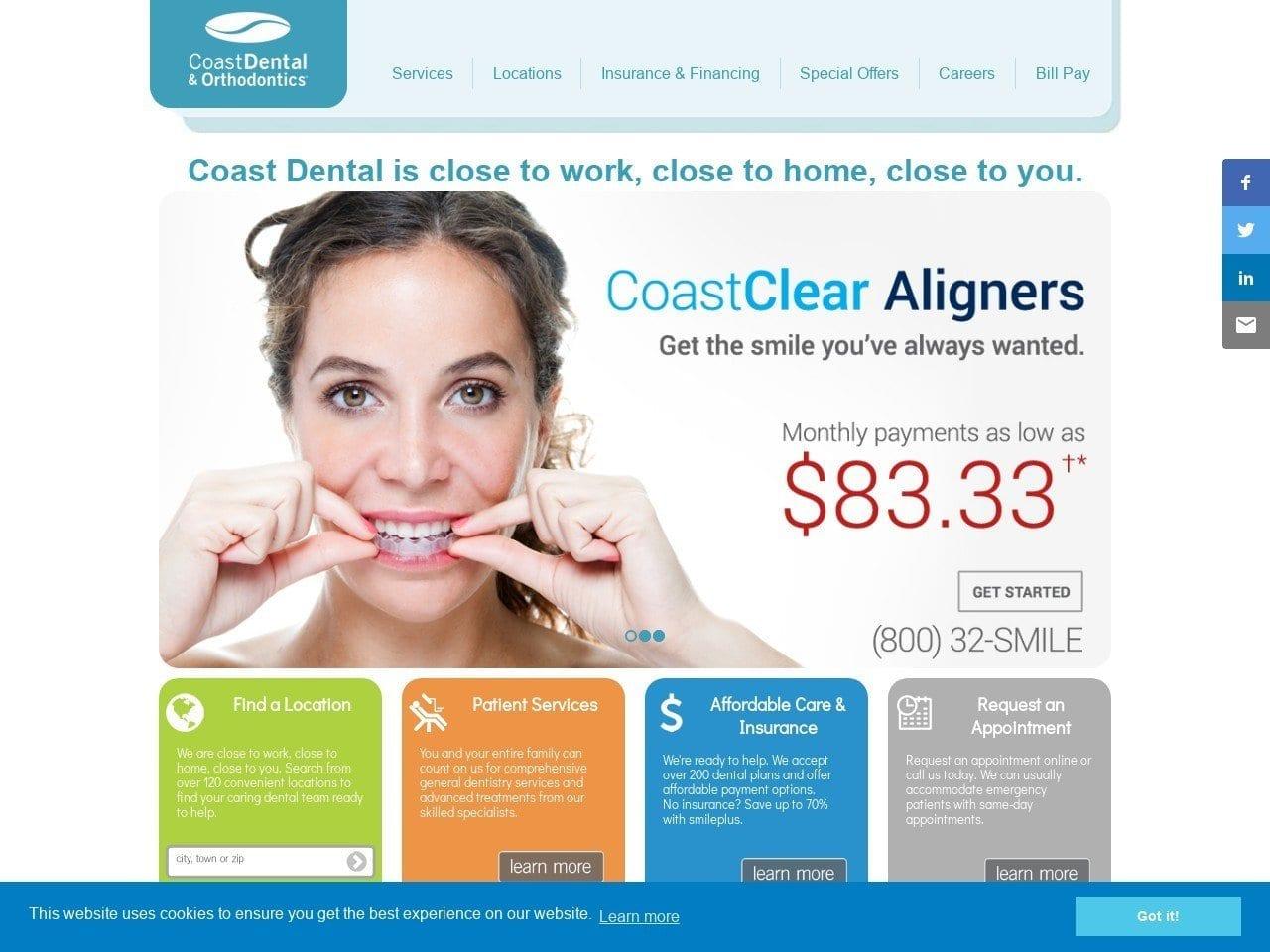 Coast Dental screenshot