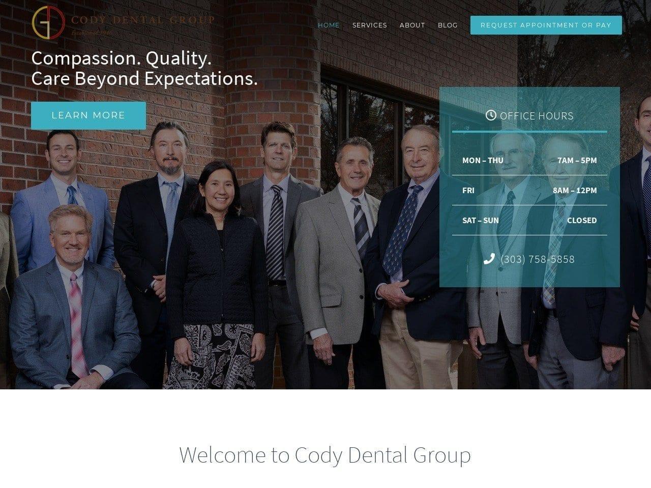 Cody Dental Group PC screenshot