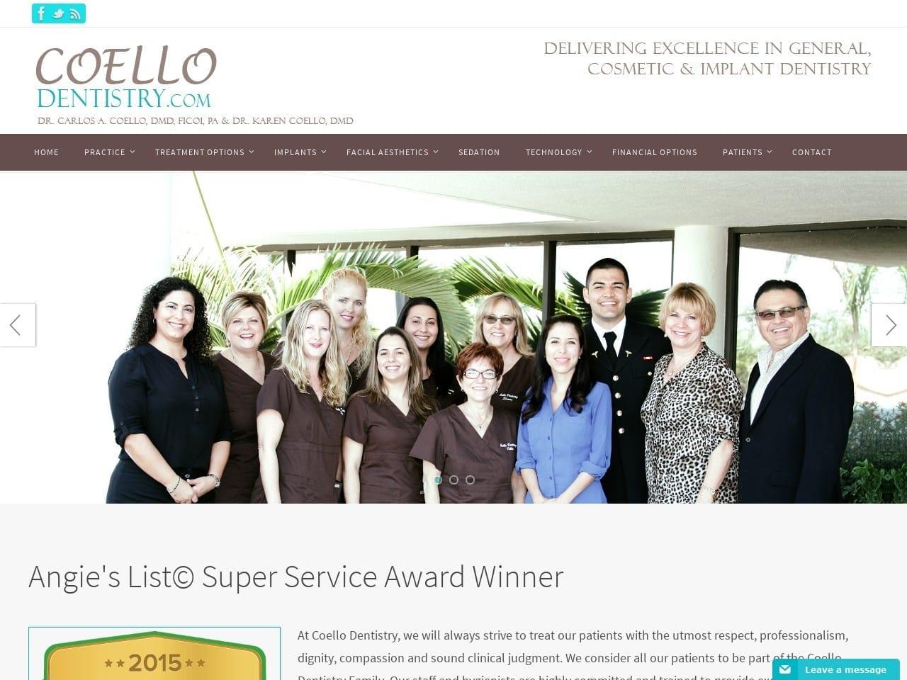 Dr. Karen K. Coello DMD screenshot