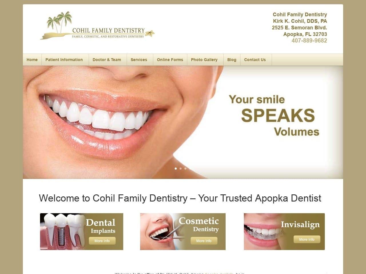 Cohil Family Dentist screenshot