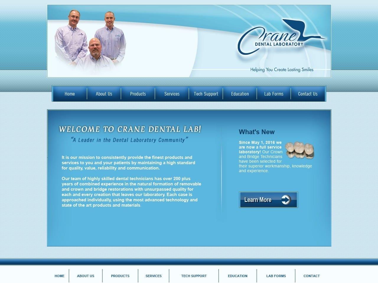 Crane Dental Laboratory screenshot