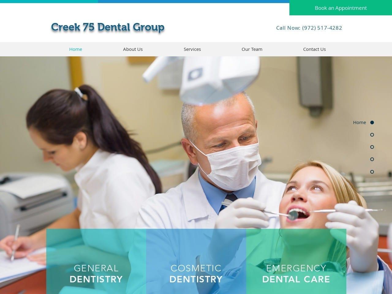 Creek 75 Dental Group screenshot