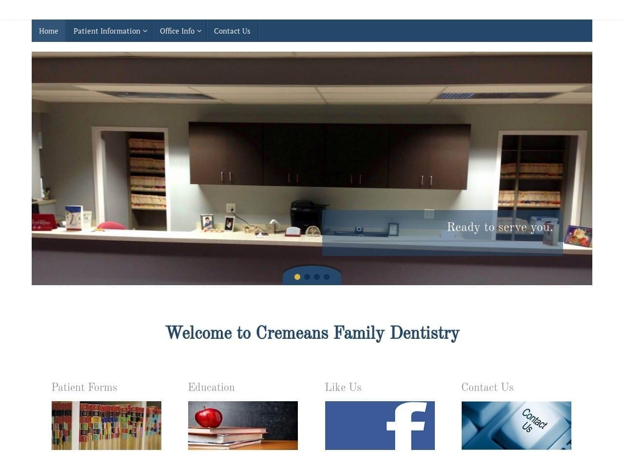 Cremeans Family Dentistry screenshot