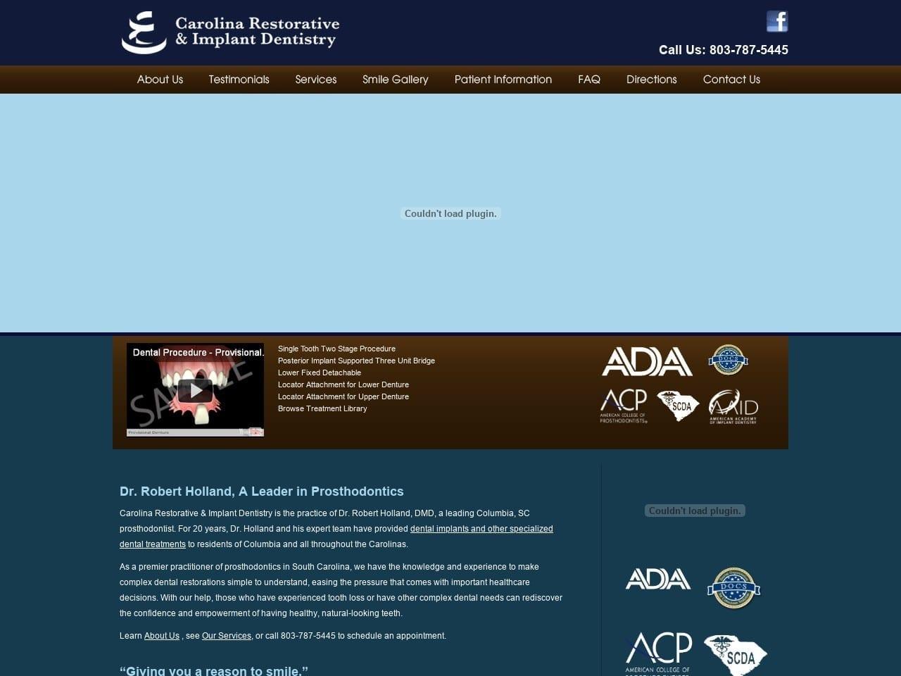 Carolina Restorative Dentist screenshot