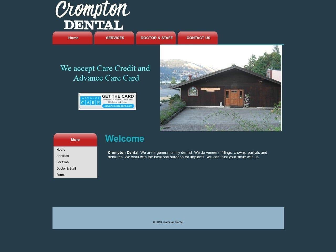 Crompton Dental LLC Crompton Mark E DDS screenshot