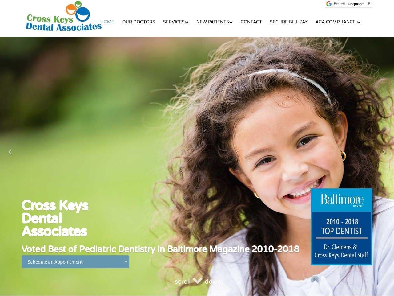 Cross Keys Dental Associates screenshot
