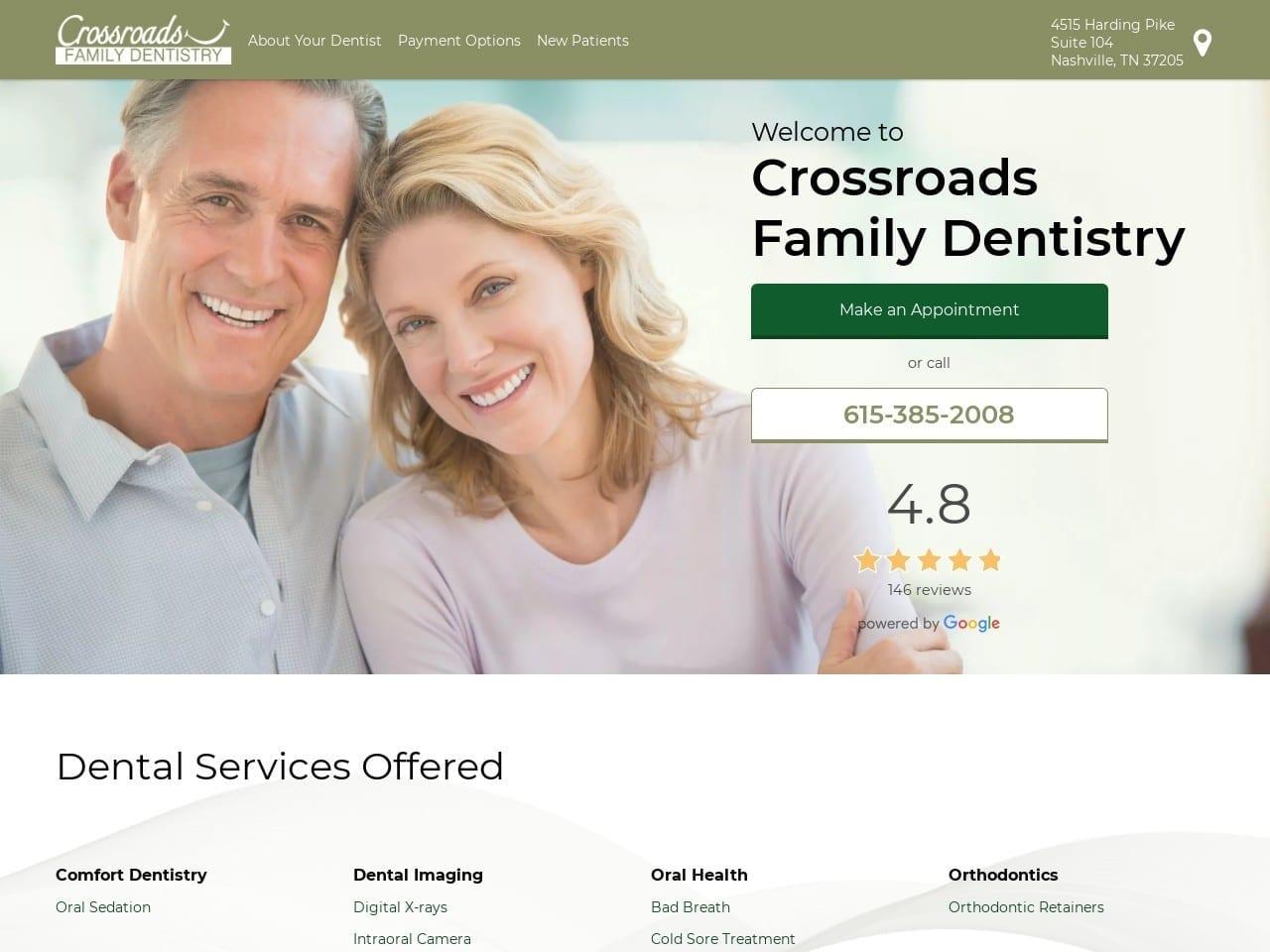 Crossroads Family Dentistry screenshot