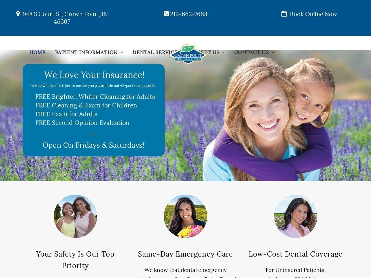 Crown Point Dental Care Levitan Rory S DDS screenshot