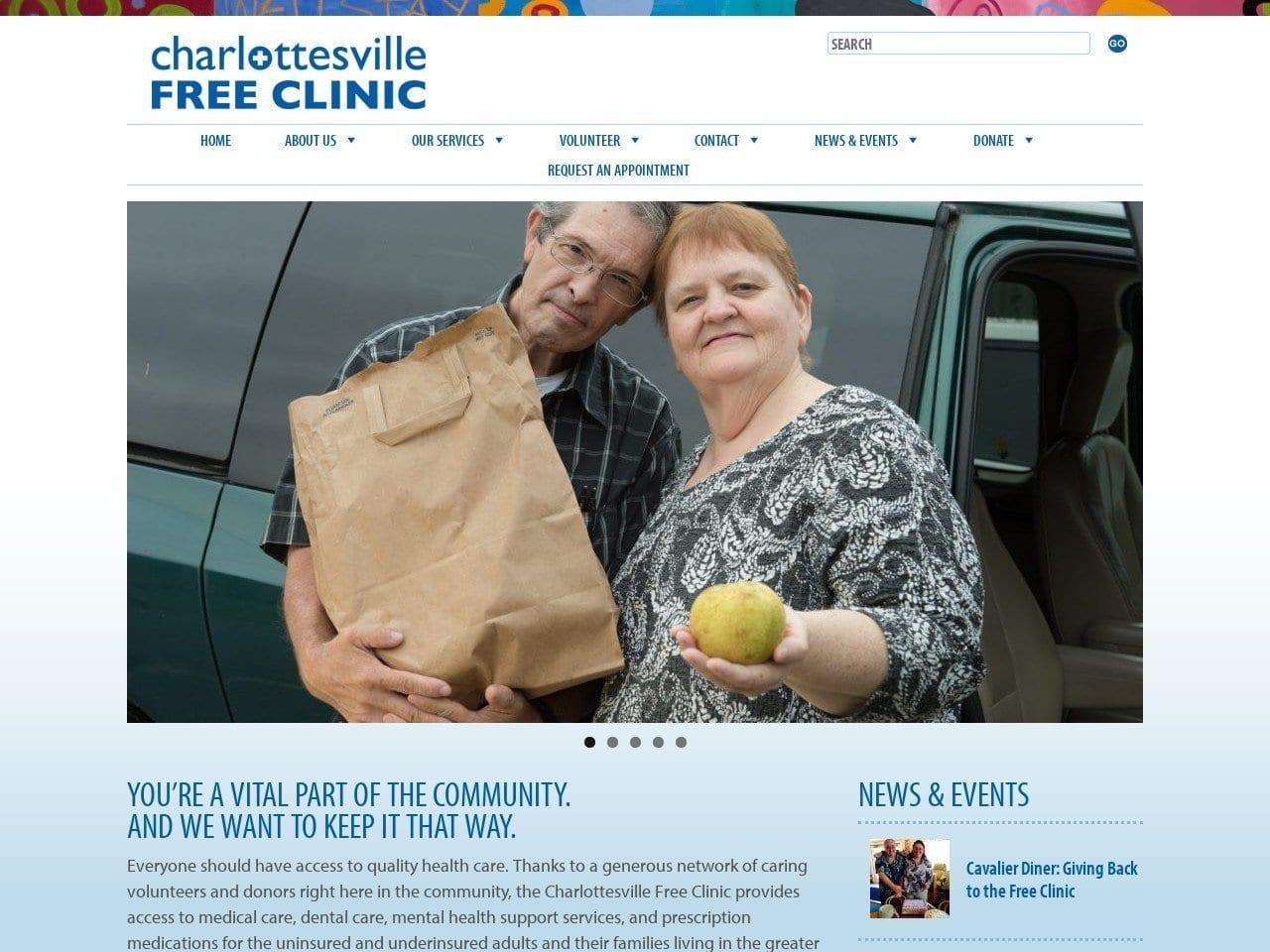 Charlottesville Free Clinic Jenkins Conrad B DDS screenshot
