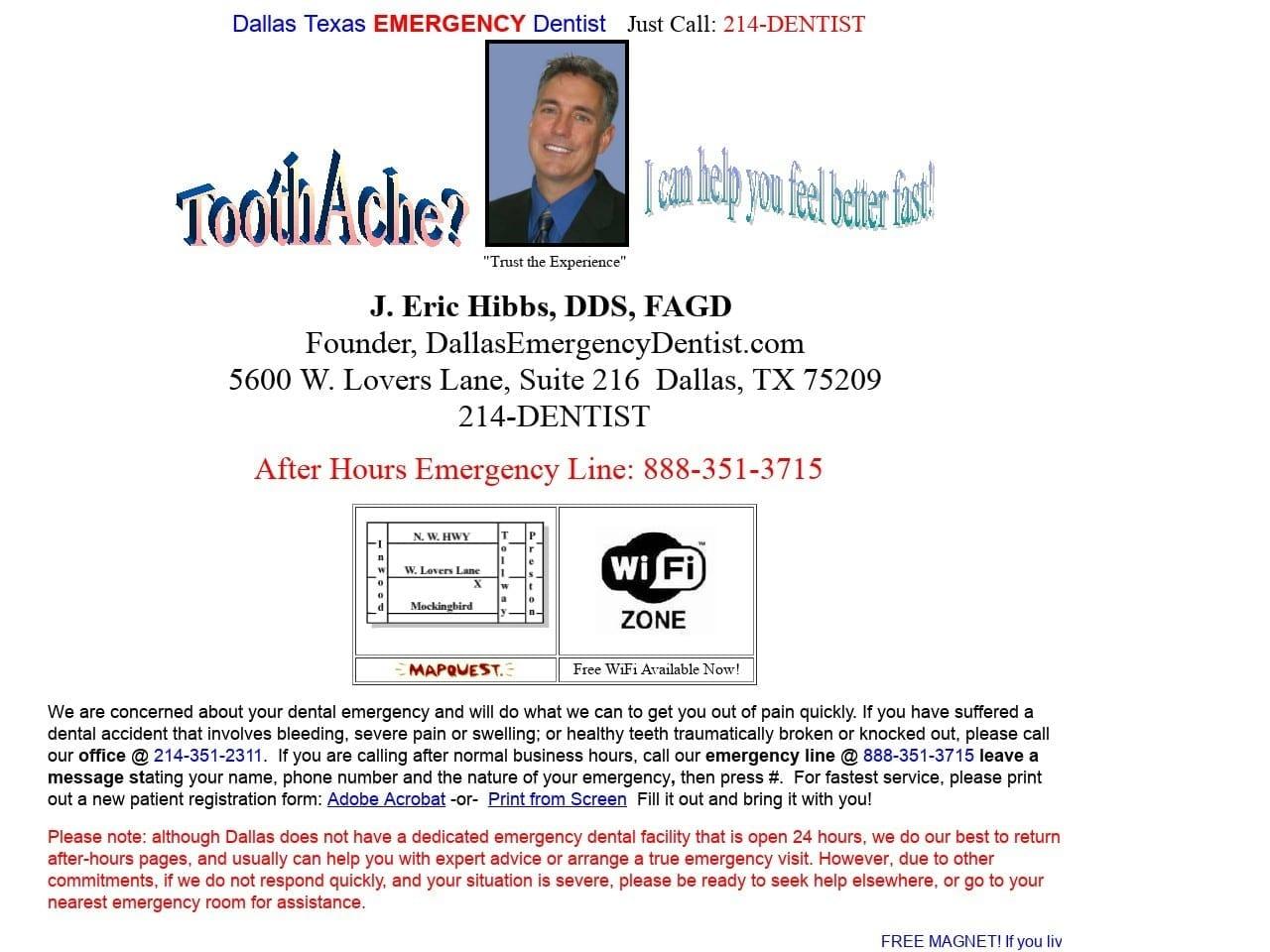 Dallas Emergency Dentist screenshot