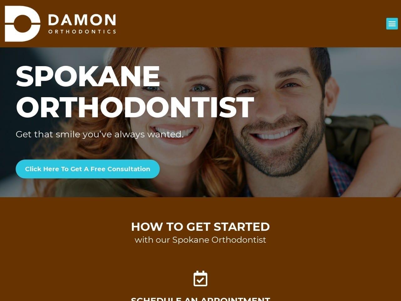Damon Orthodontics screenshot