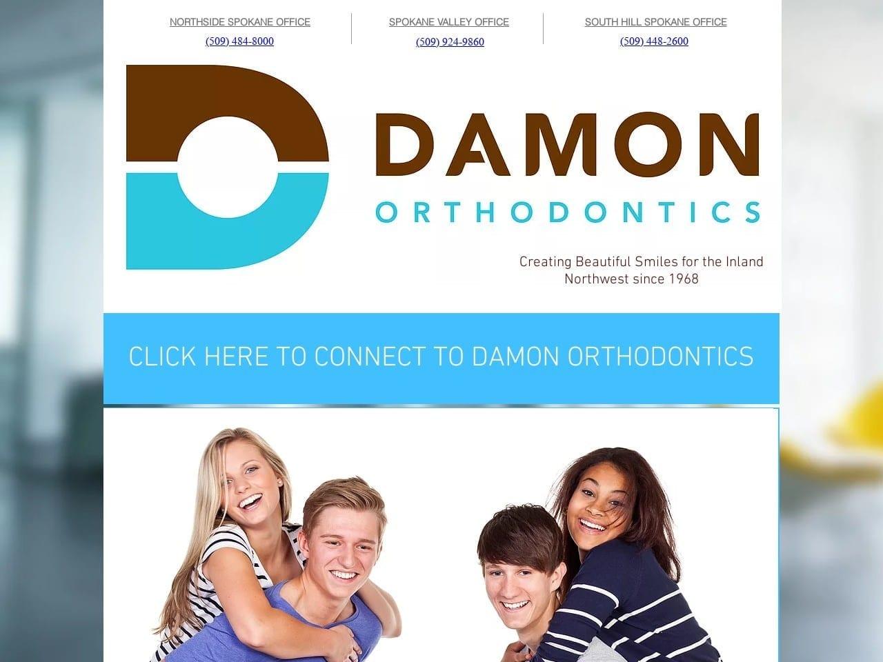 Damon Orthodontics screenshot
